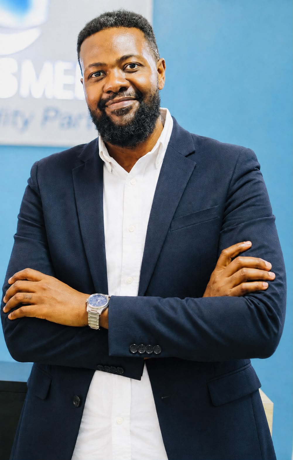 Portrait of Kuya Machanja, Co-Founder and COO of Conult Health Analytics